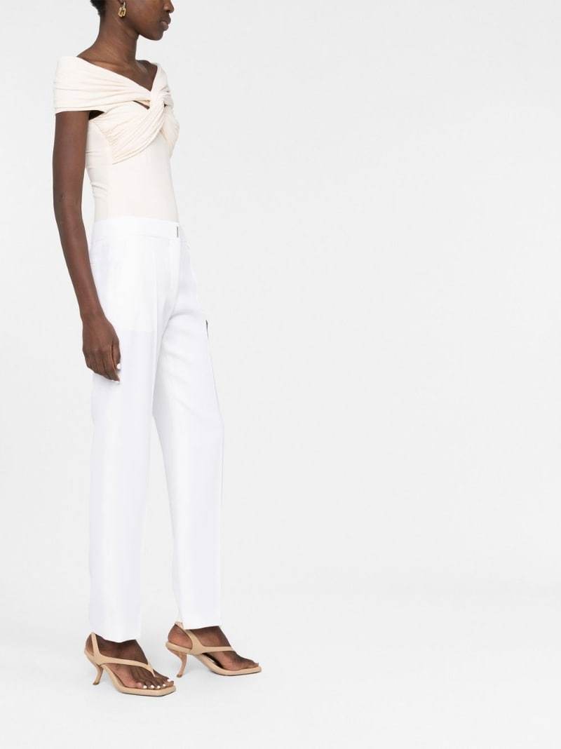 Givenchy White Tailored Trousers In White