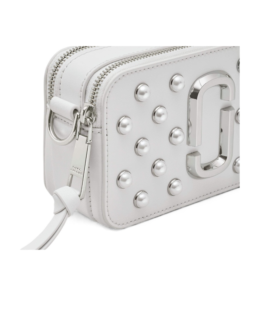 Marc Jacobs The Pearl Snapshot Crossbody Bag In White