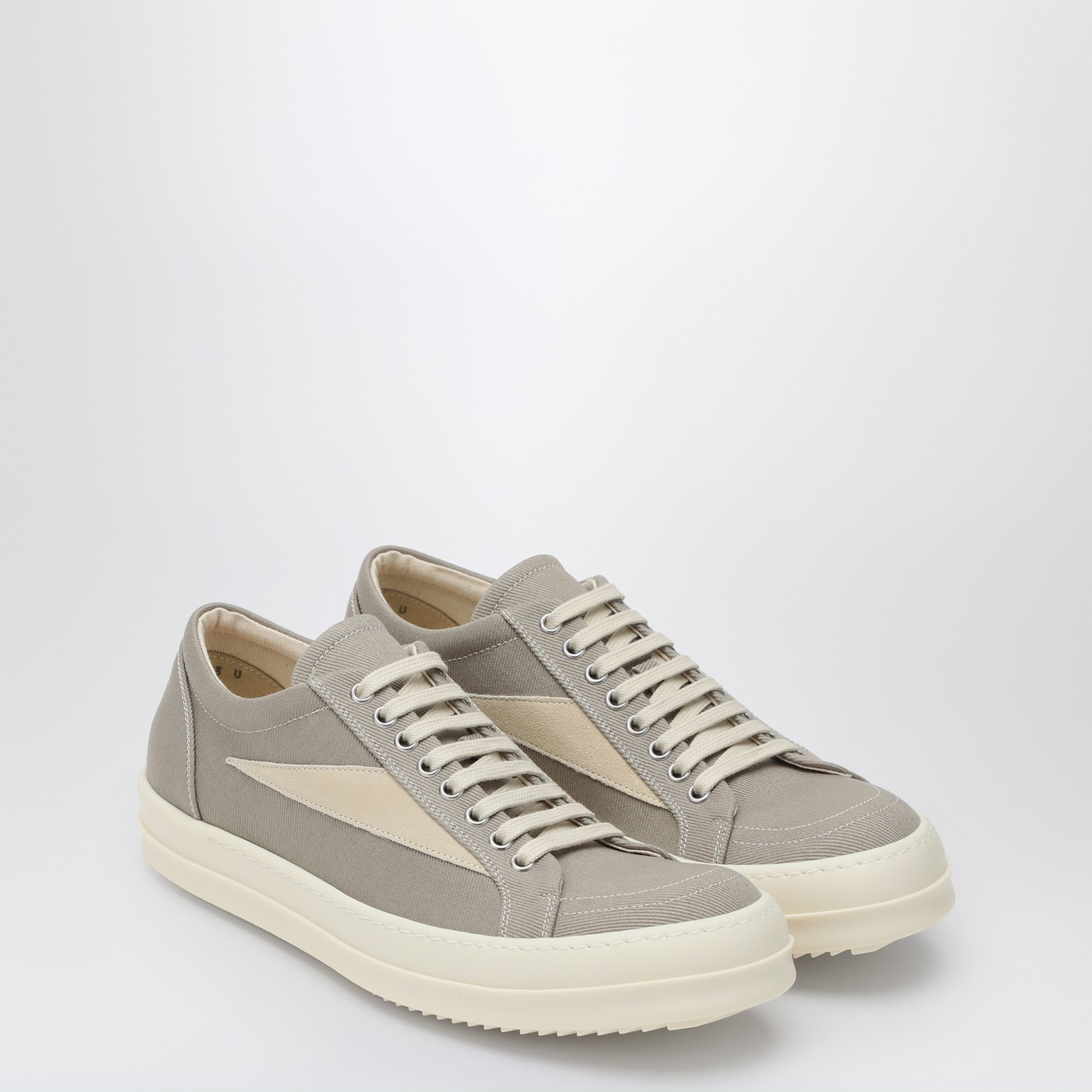 Rick Owens Drkshdw Vintage Low Top Sneakers In Gray