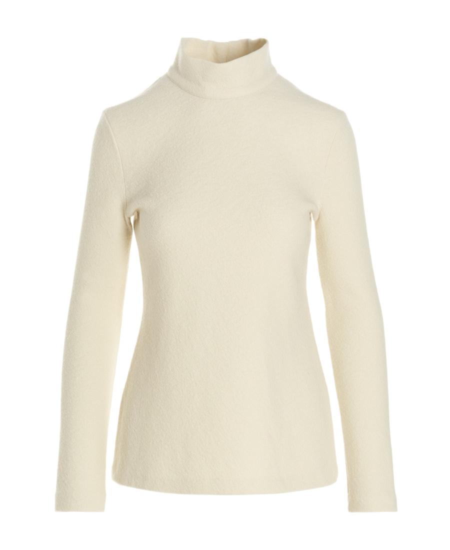 Jil Sander High-neck Keyhole Jumper In Nude