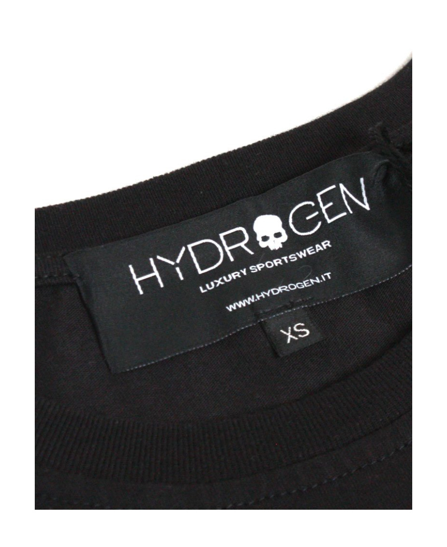 Hydrogen Logo T-shirt In Black