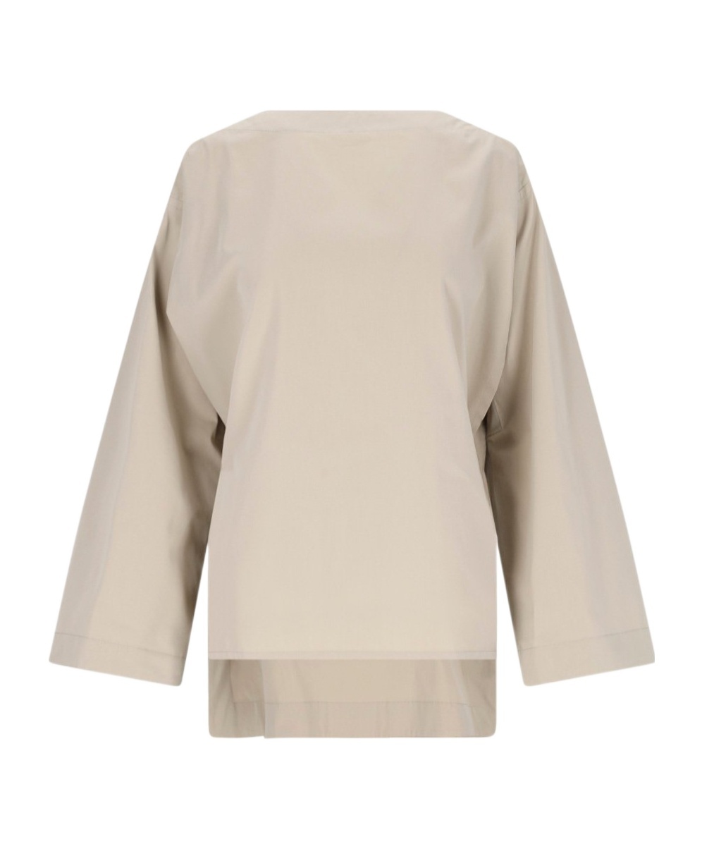 Bottega Veneta Cutout Details Shirt In Nude