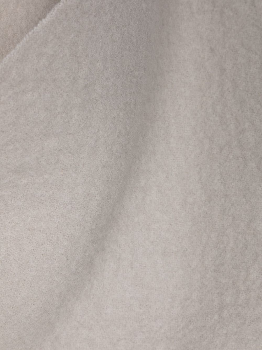 Rick Owens Fine-knit Virgin Wool Cowl Scarf In Gray