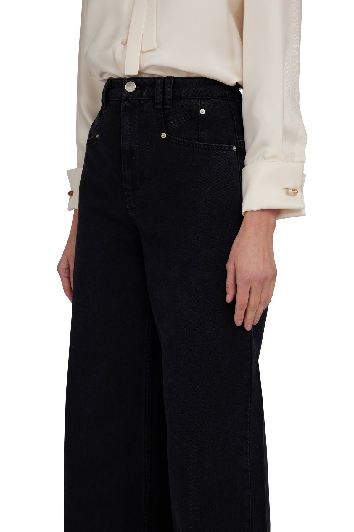 ISABEL MARANT HORN DENIM TROUSERS