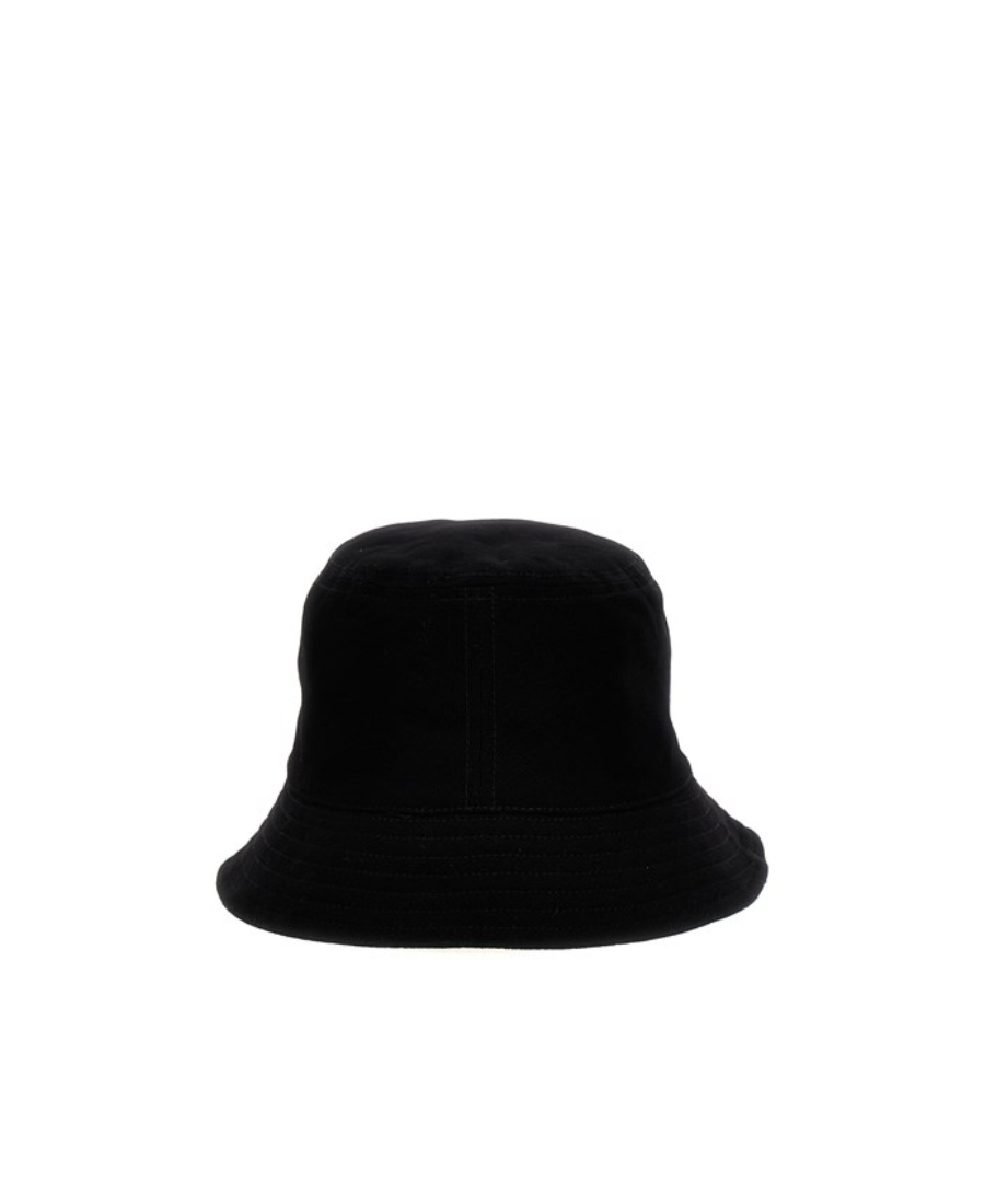 Isabel Marant Logo Embroidered Narrow Brim Bucket Hat In Black