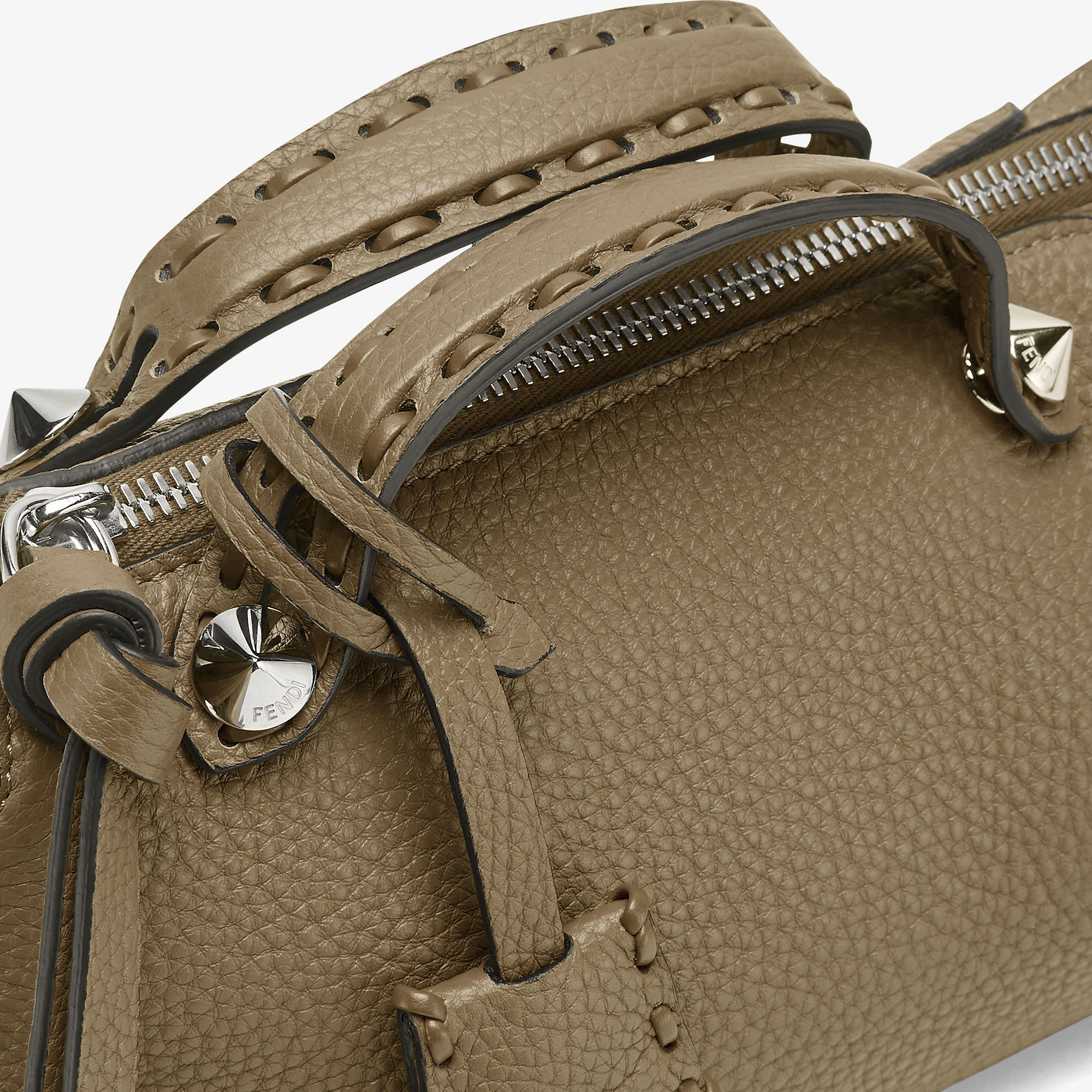 Fendi By The Way Soft Large Selleria Macro In Brown