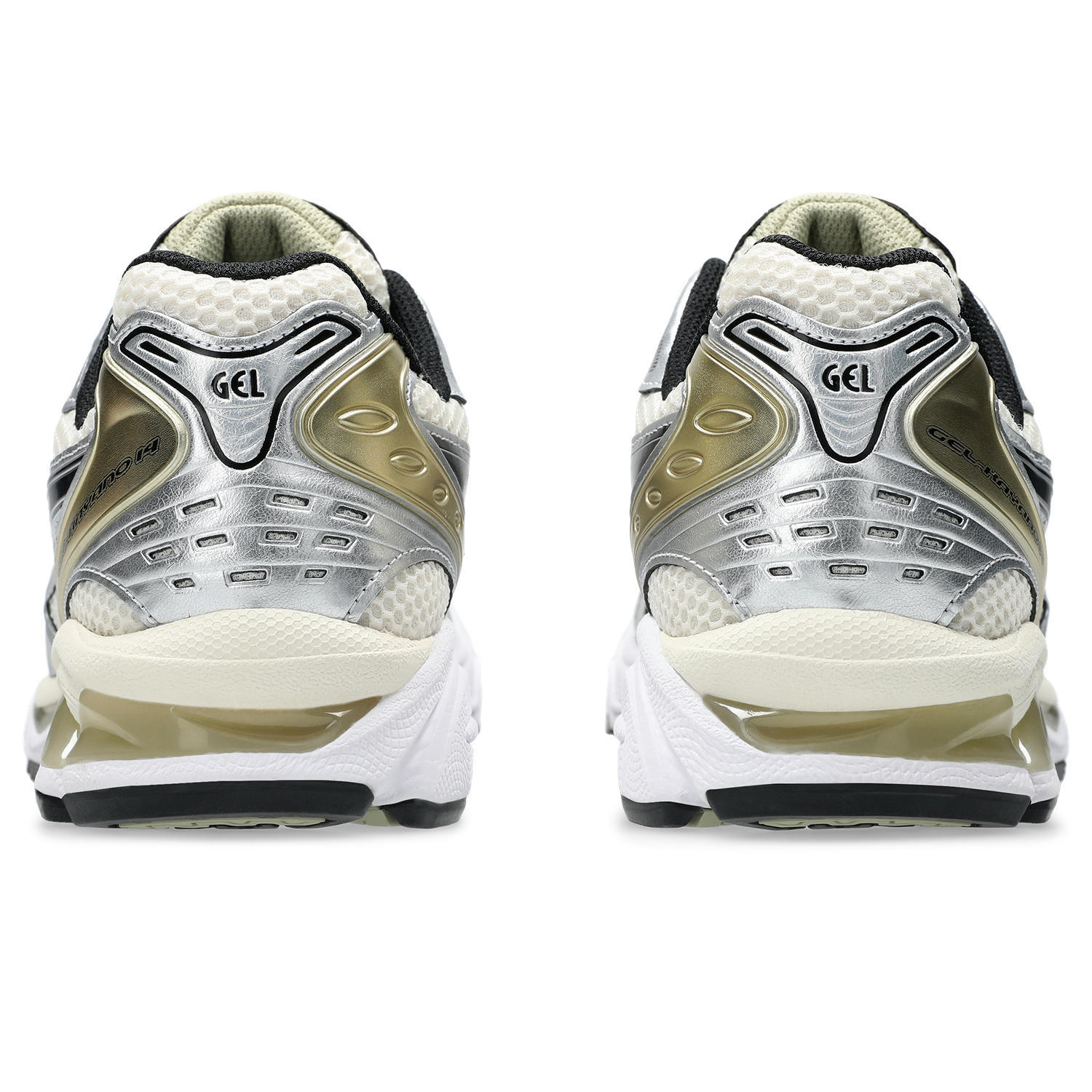 Asics Leather Chunky Sneakers Cage Design In Gray