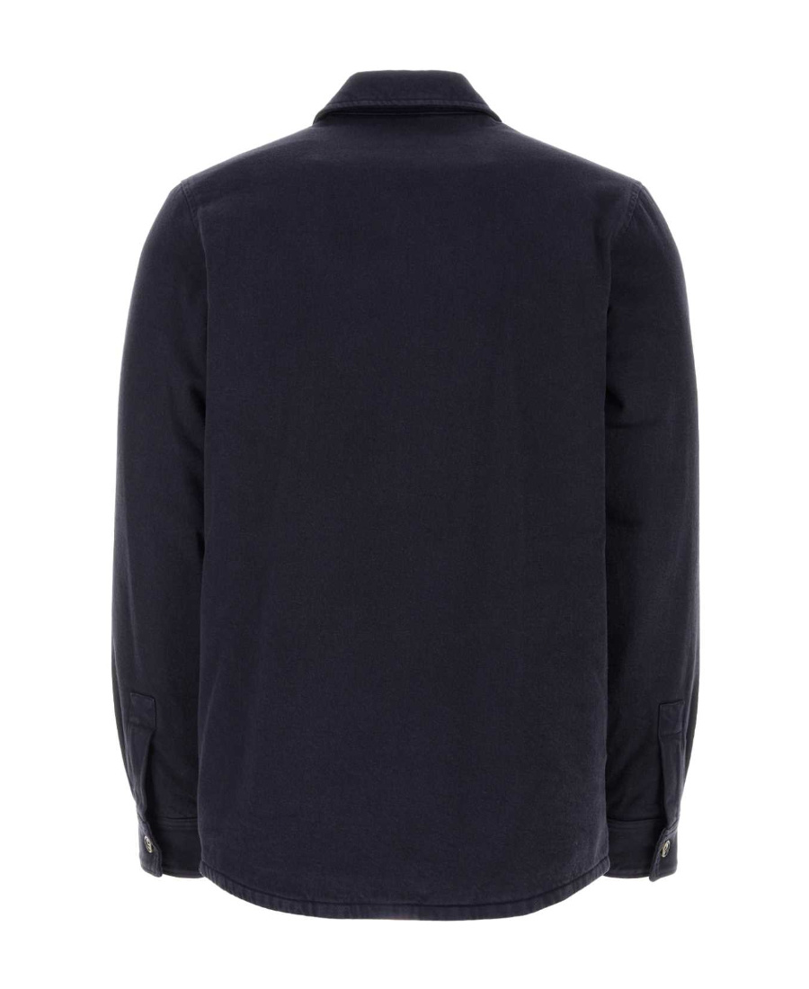 Apc Alessio Cotton Shirt Jacket In Black