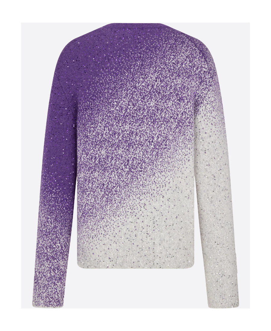 Dior Round Neck Sweater In Purple