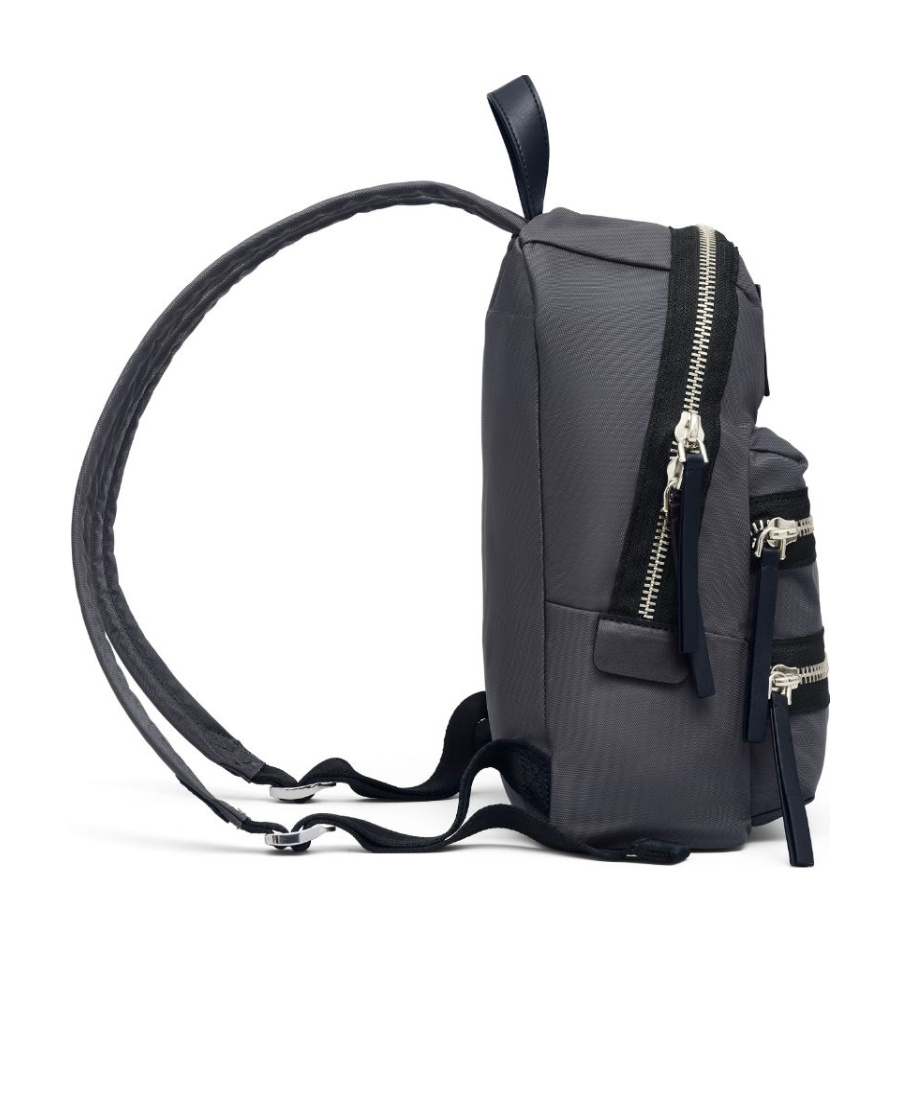 Shop Marc Jacobs The Biker Logo-patch Backpack In Black