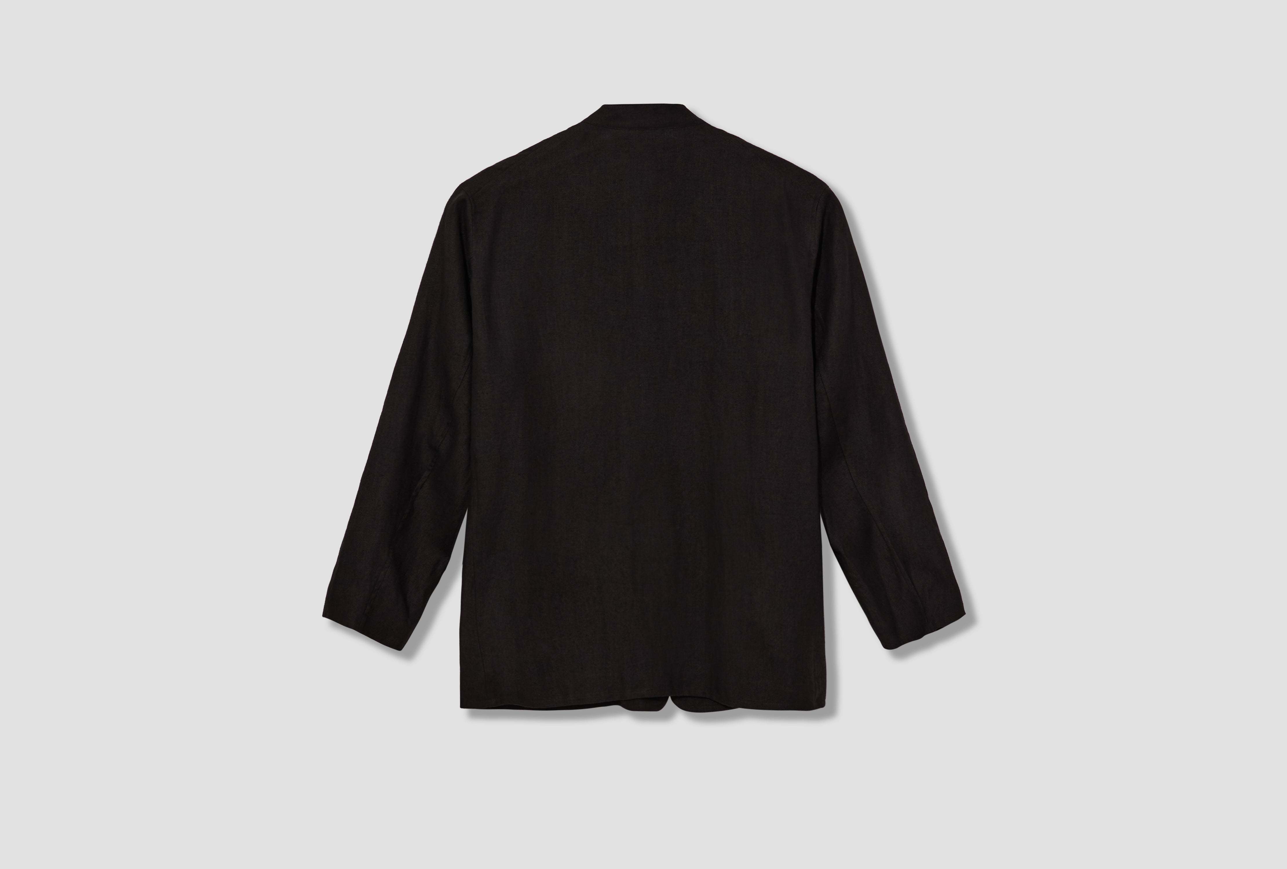 Comoli Stand Collar Jacket In Black