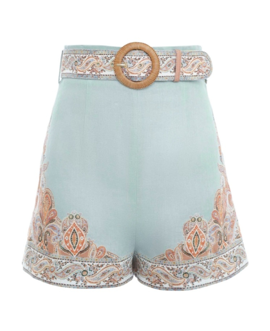 ZIMMERMANN MIDDLE WAIST SHORTS 