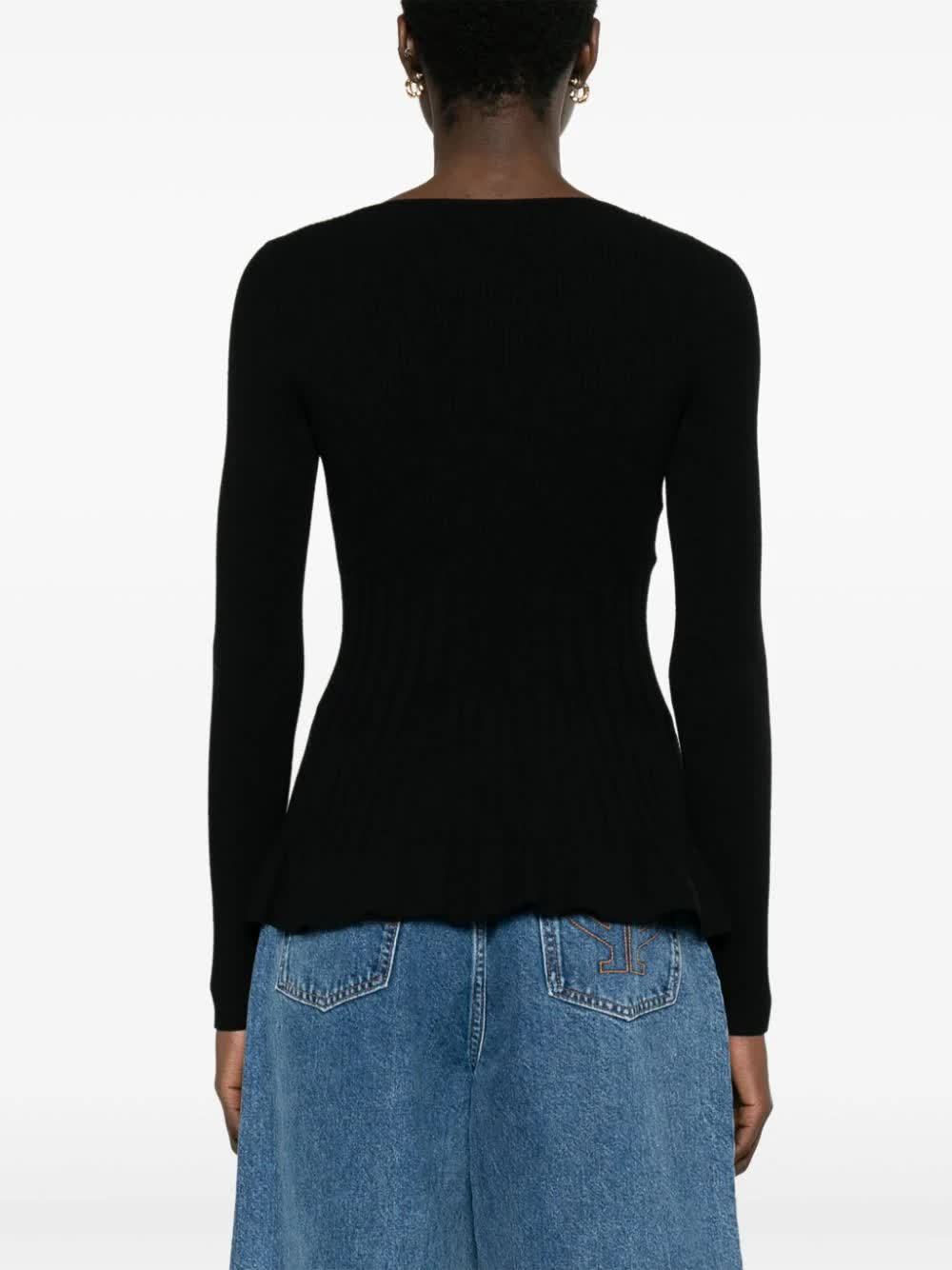 Philosophy Di Lorenzo Serafini Suéter Con Escote Barco - Negro In Black