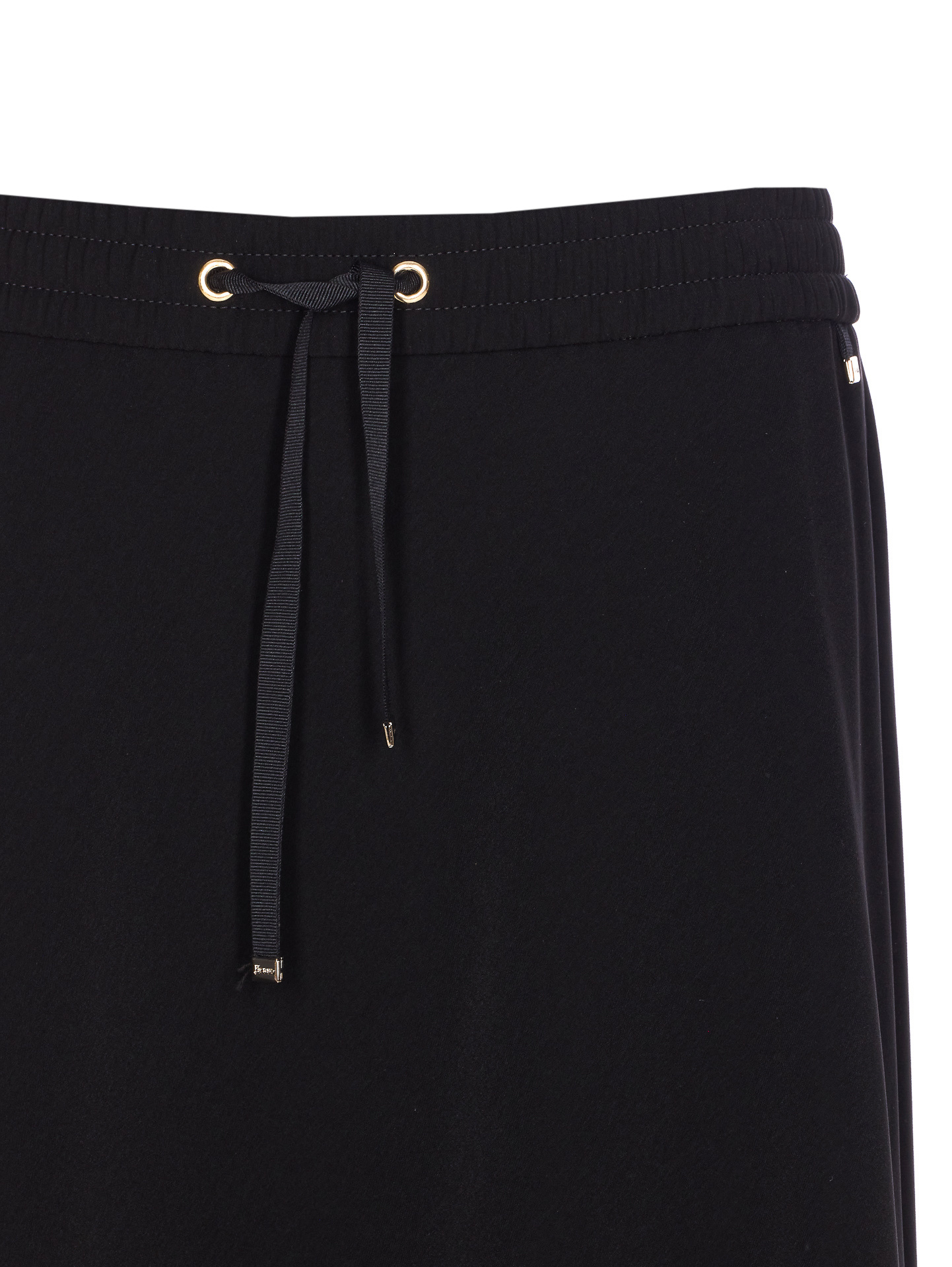 Herno Midi And Knee Length Skirt With Drawstring In Black