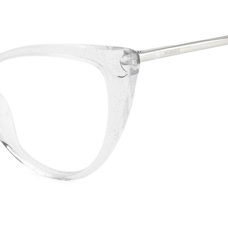 Shop Missoni Cat's Eye Profile Flat Lens In White
