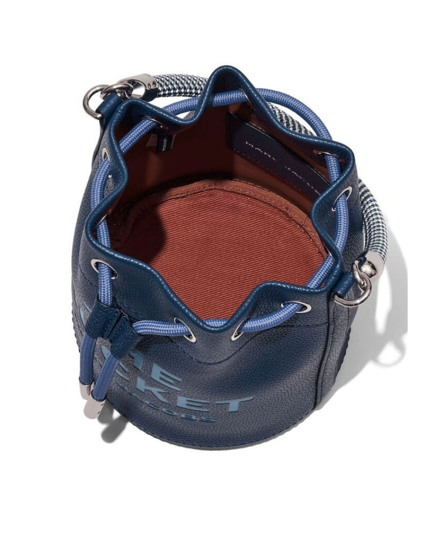 Marc Jacobs The Leather Bucket Bag In Blue