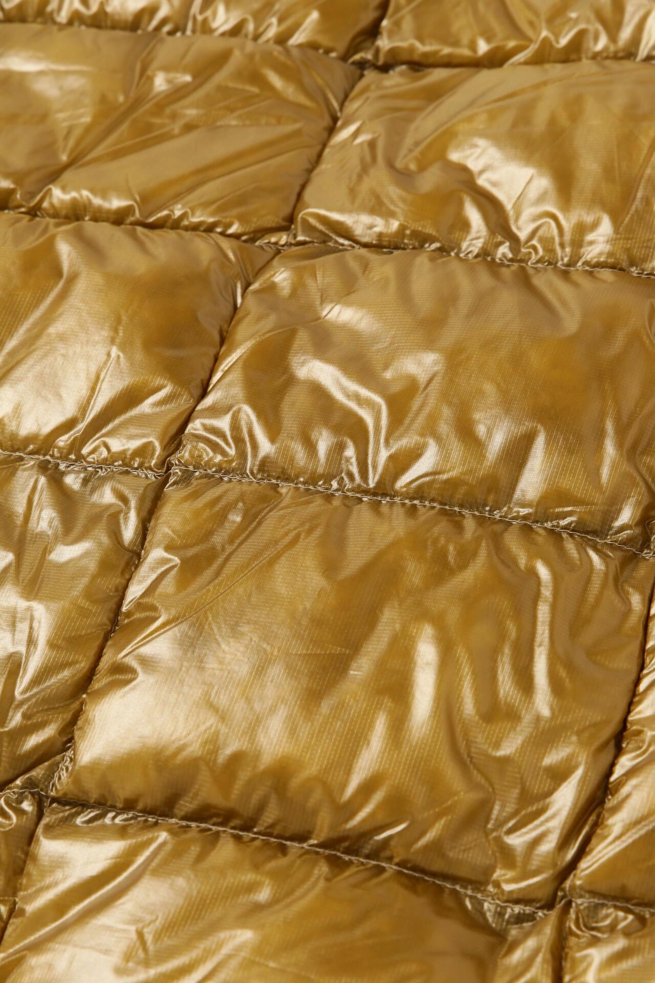 And Wander Brown Diamond Stitch Down Jacket In Brown