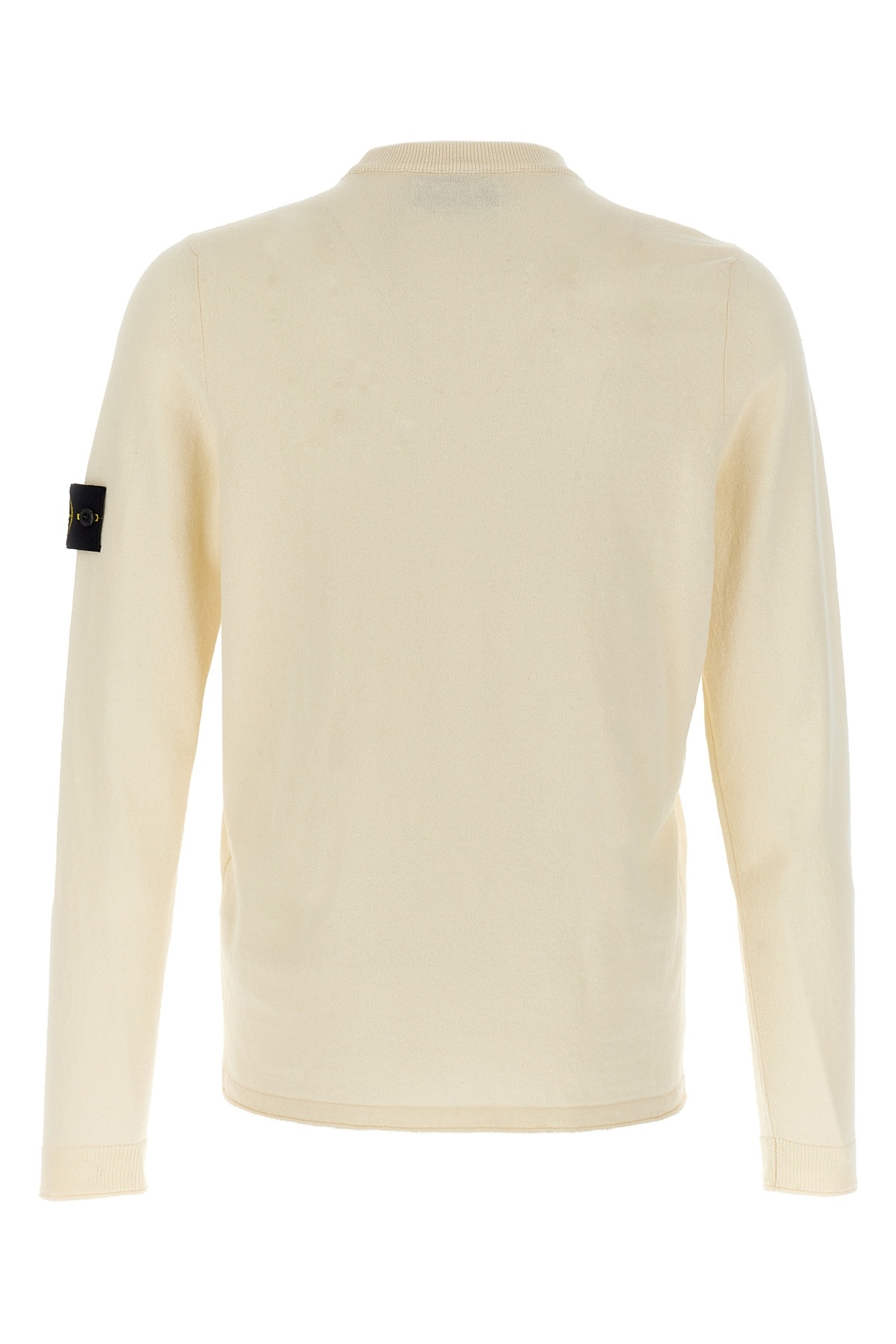 Stone Island Cotton Blend Sweater In Nude