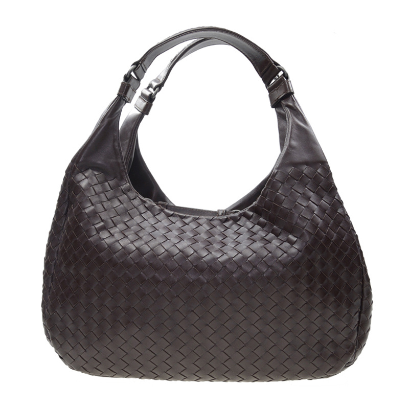 Bottega Veneta Knitted Handbag In Brown