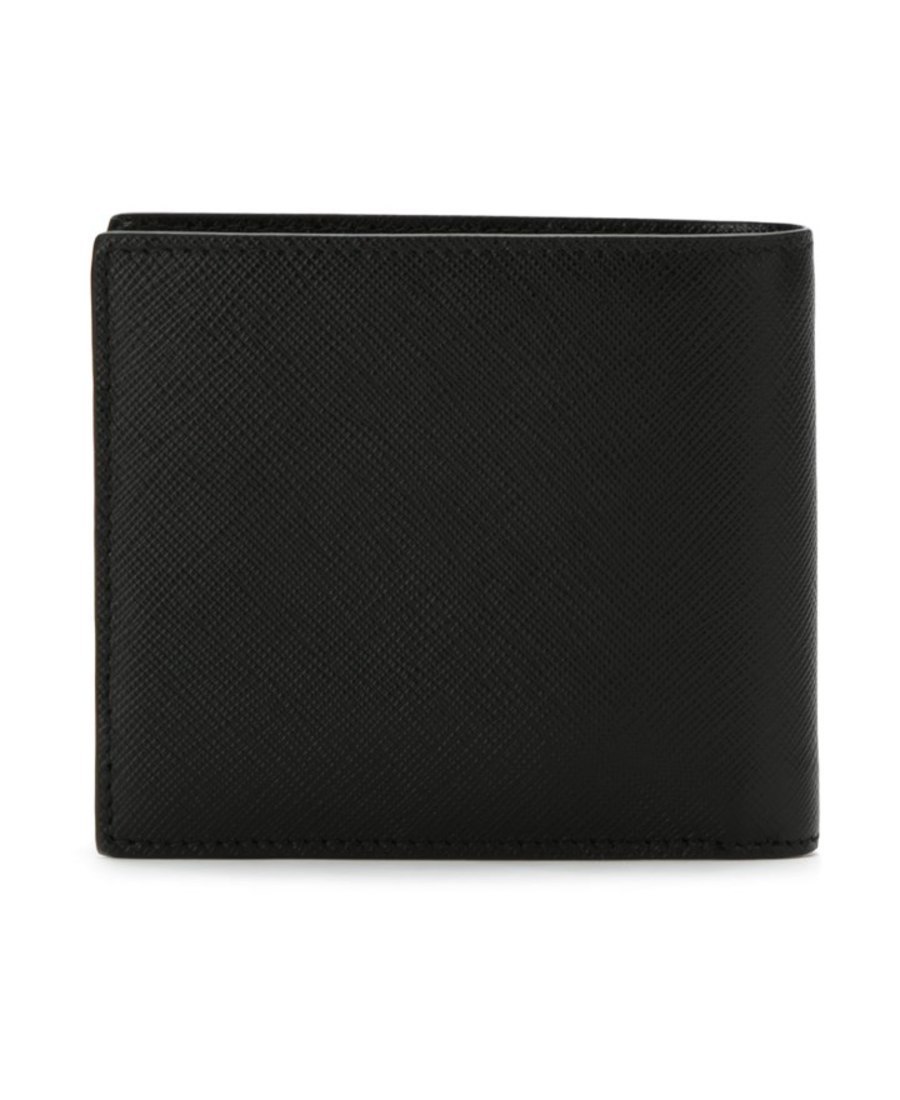 Prada Saffiano Leather Wallet In Black