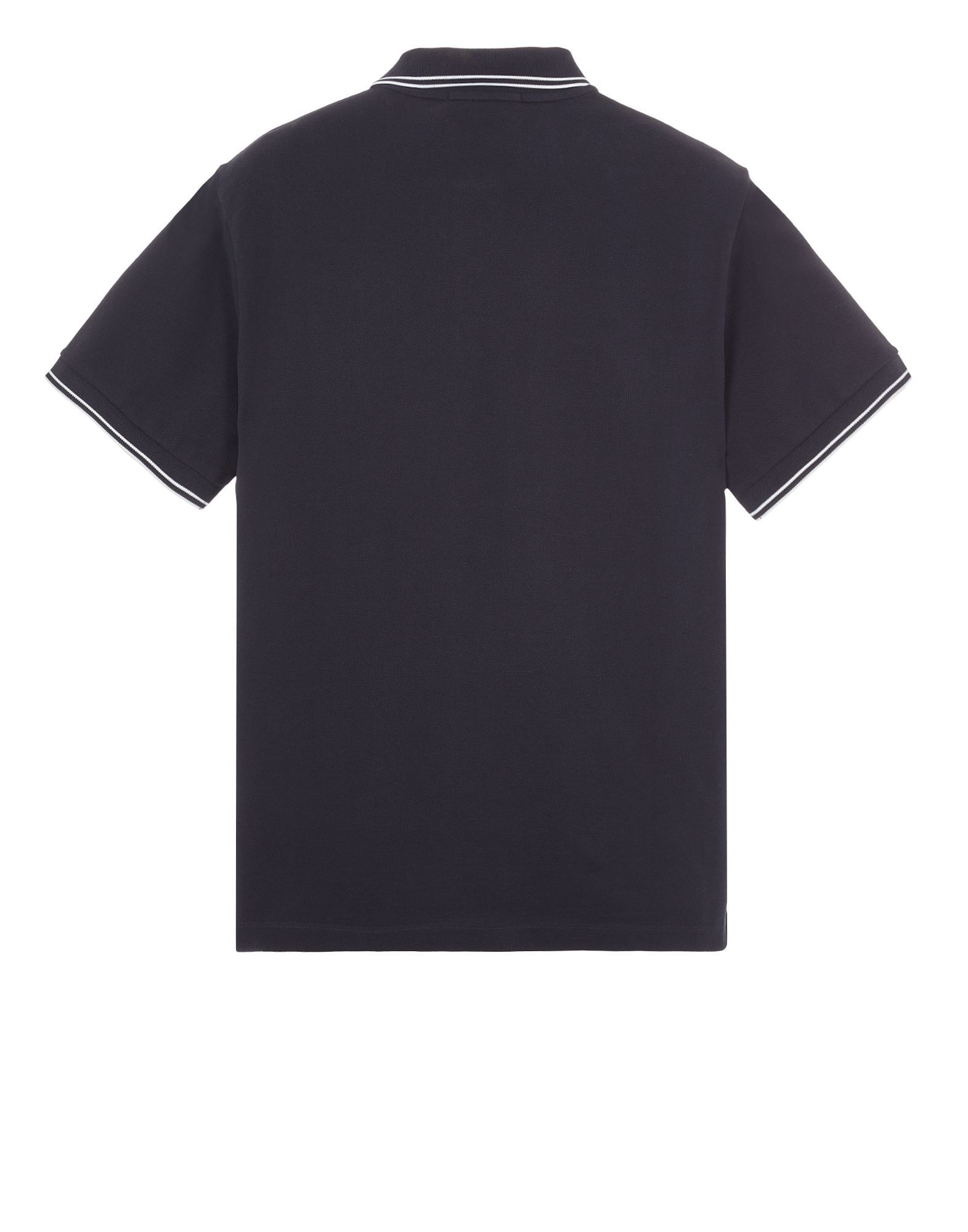 STONE ISLAND STONE ISLAND LOGO PATCH SHORT-SLEEVED POLO SHIRT