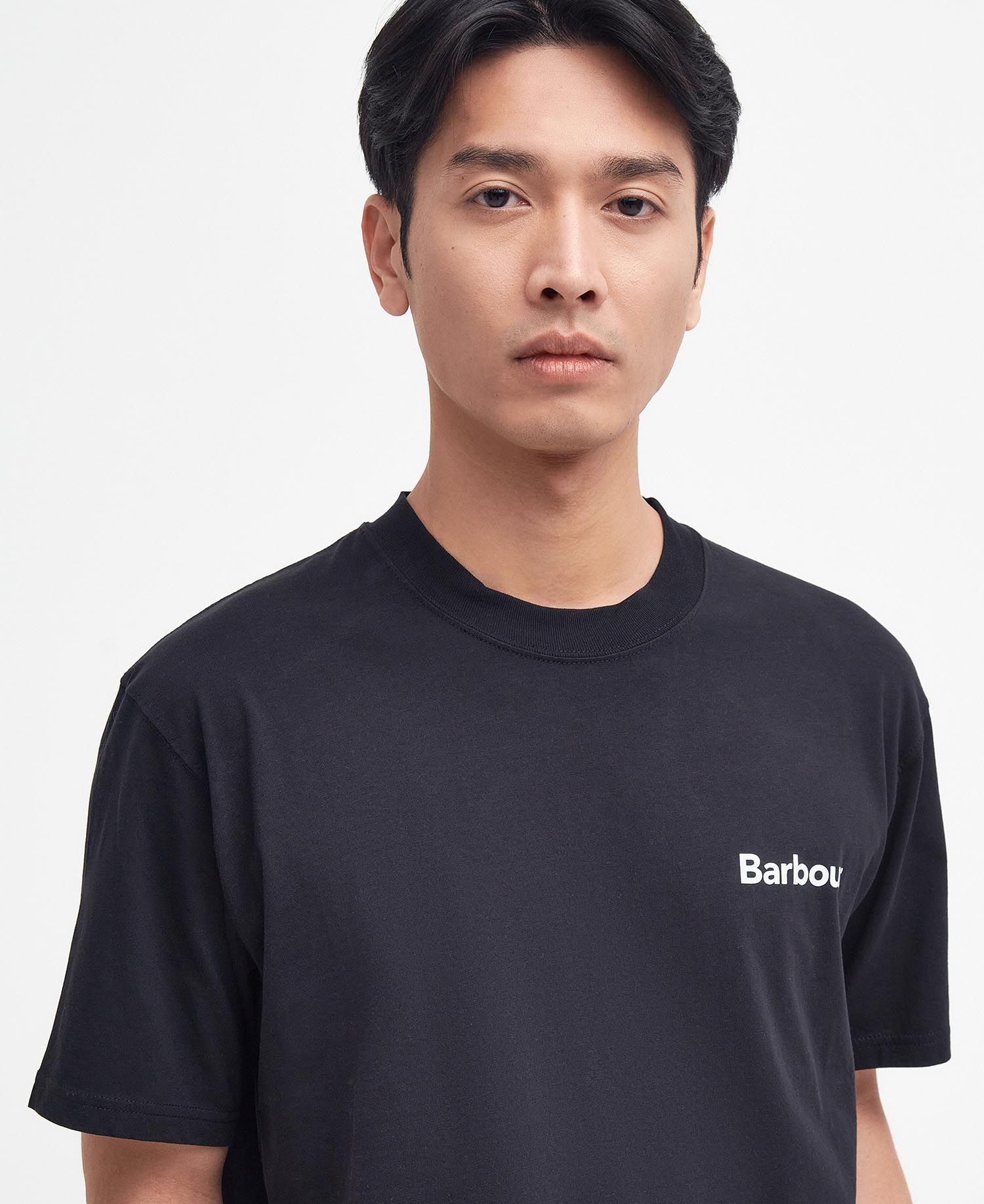 Shop Barbour Short-sleeved T-shirt In Black