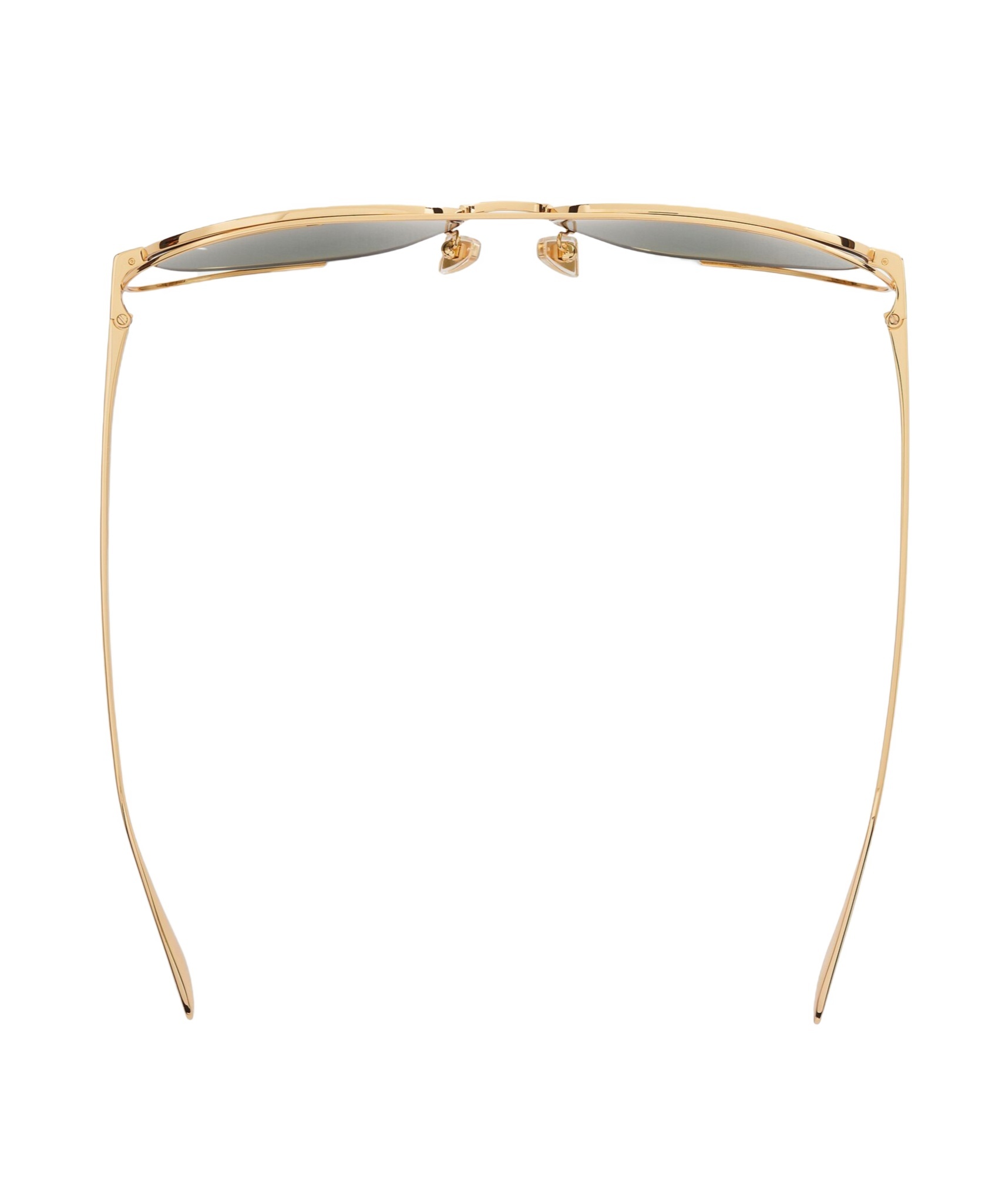 Bottega Veneta Classic Aviator Sunglasses In Gray