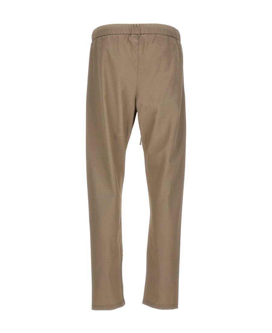 Fear Of God Logo Casual Pants In Brown