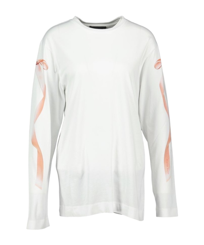 Simone Rocha Long Sleeve T-shirt In White