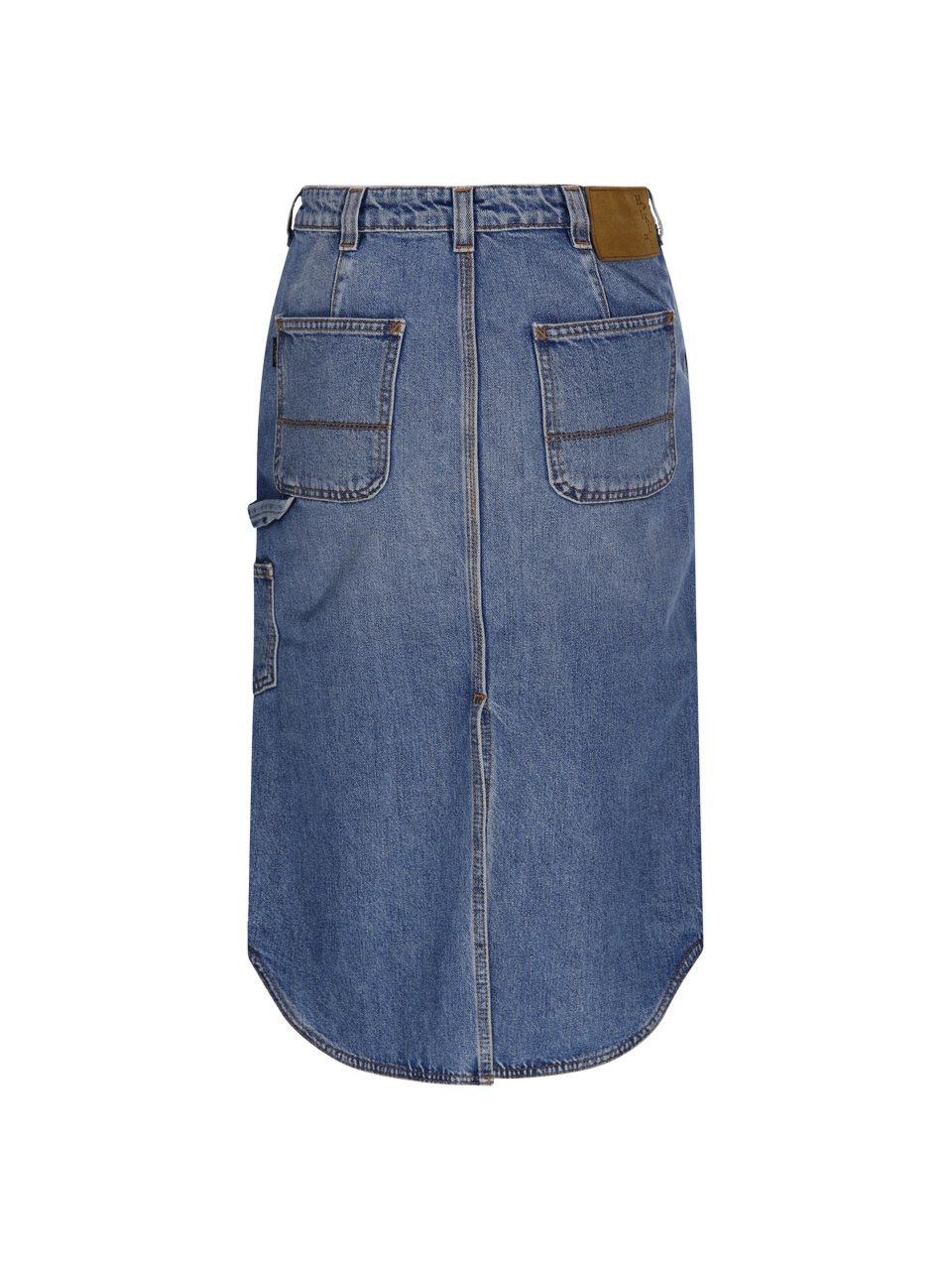 Haikure Denim Piper Midi Skirt