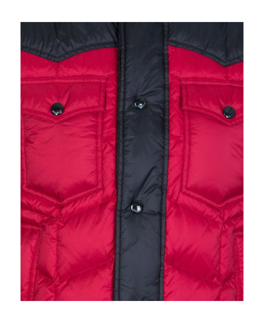 Just Cavalli Vest Type Down Jacket In Red