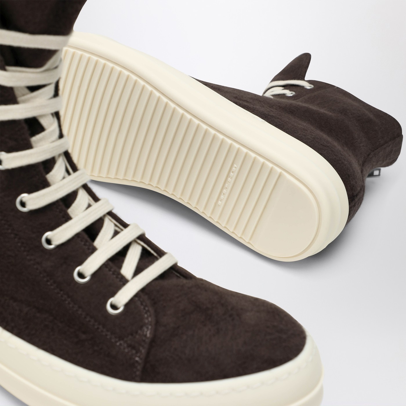 Rick Owens Drkshdw Lace-up High-top Sneakers In Black