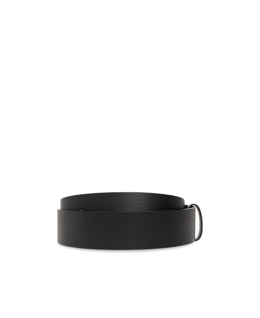 Shop Chloé Carved Buckle Belt In Black
