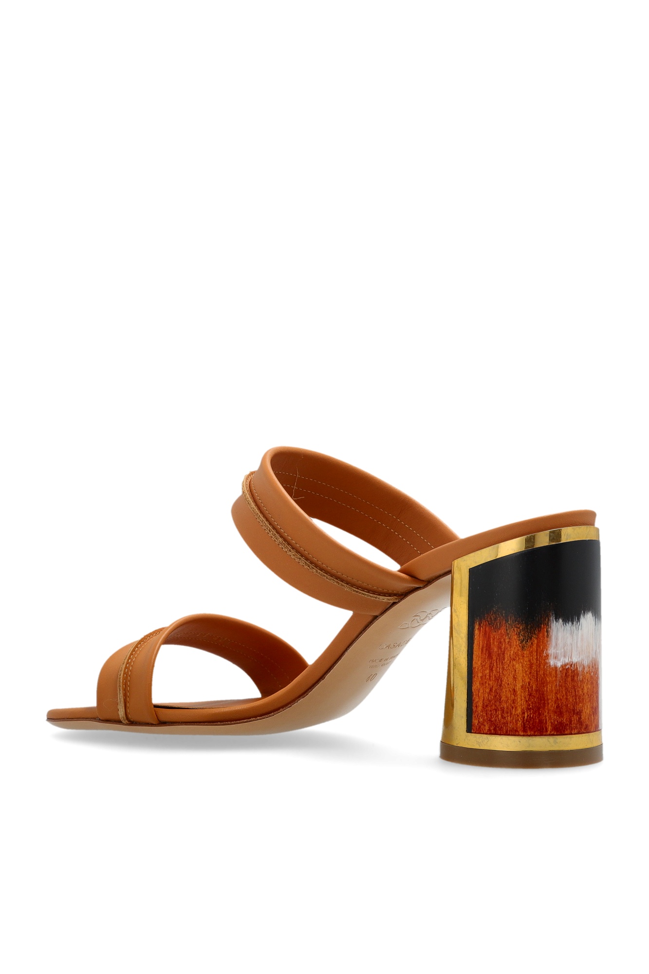 Casadei Bighorn Cleo Heeled Sandals In Brown