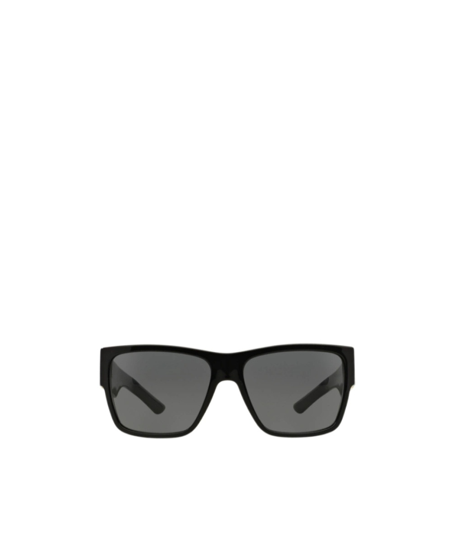 Versace Square-frame Sunglasses In Black