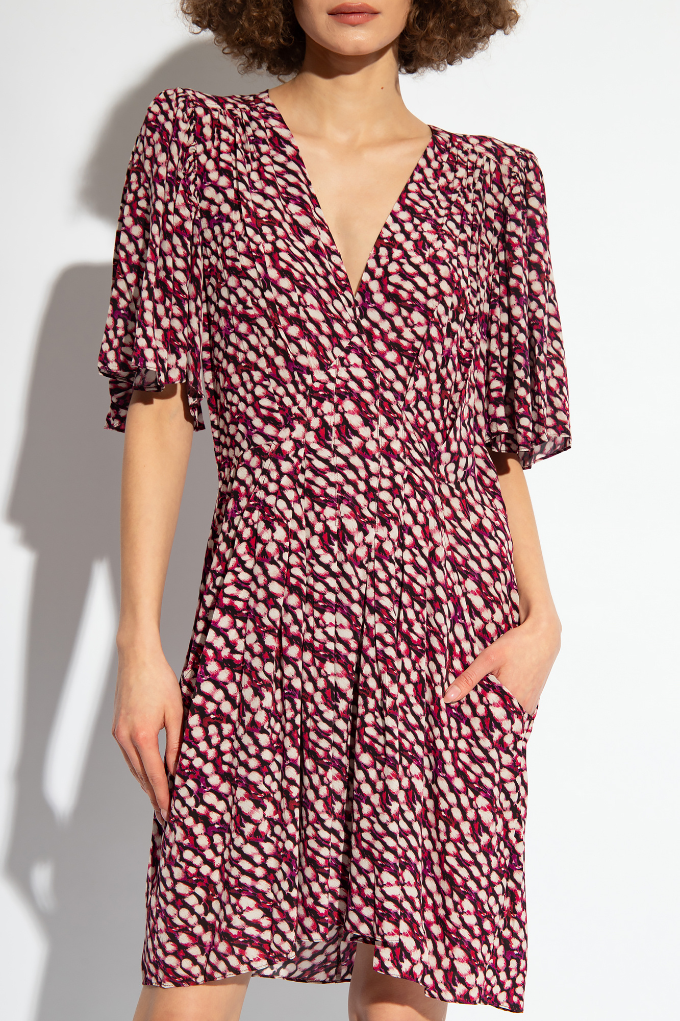 Isabel Marant Étoile Vedolia Abstract-print Minidress In Multicolor