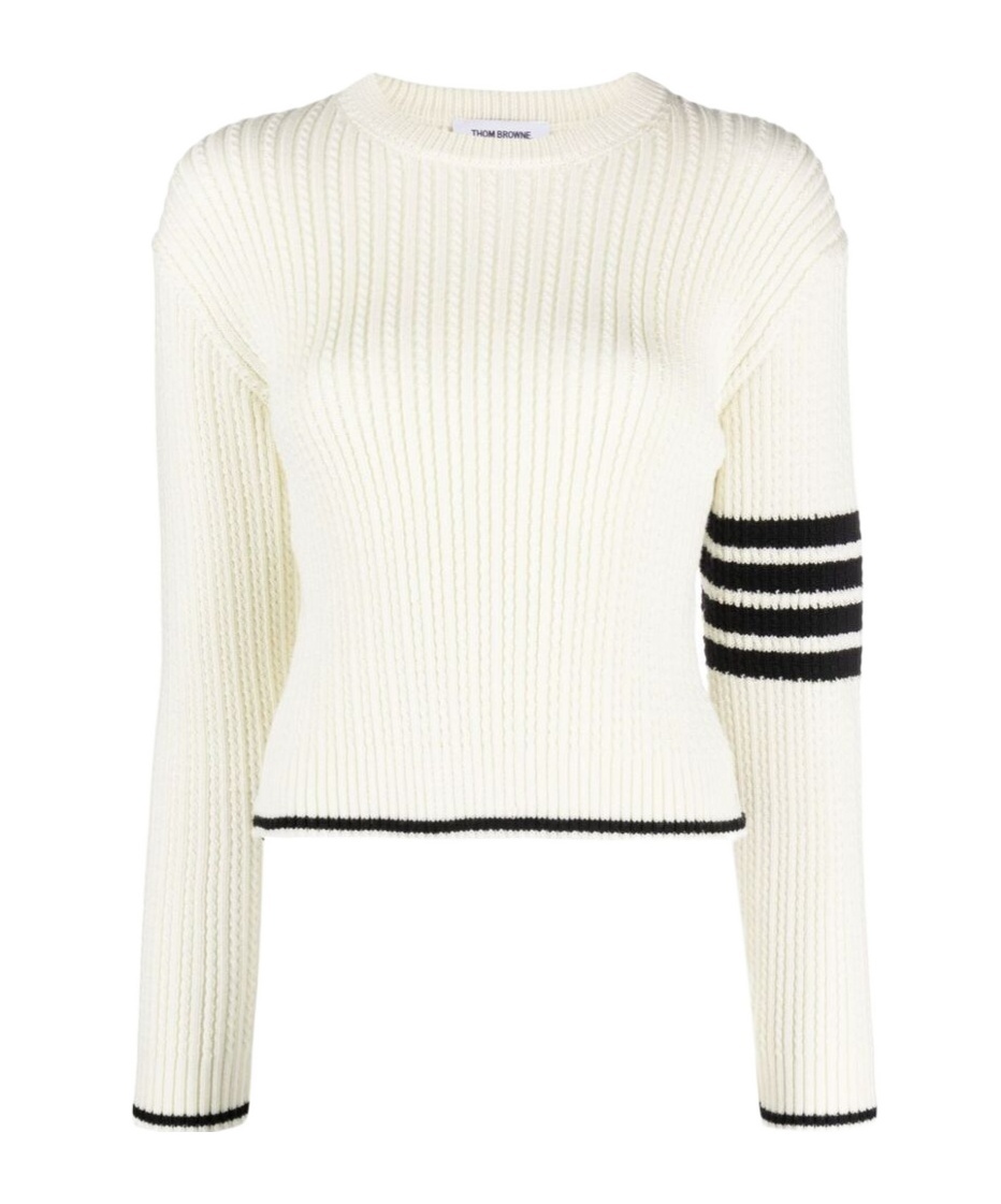 Thom Browne Sweaters In White