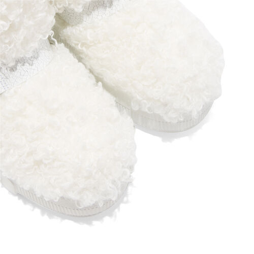 Casadei Buckled Faux-fur Boots In White