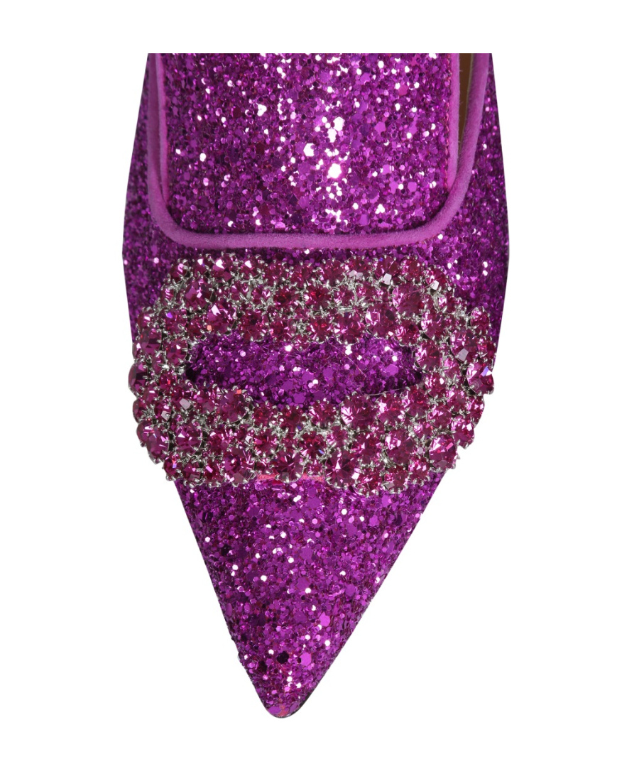 Shop Giannico Cusp High-heeled Shoes In Purple