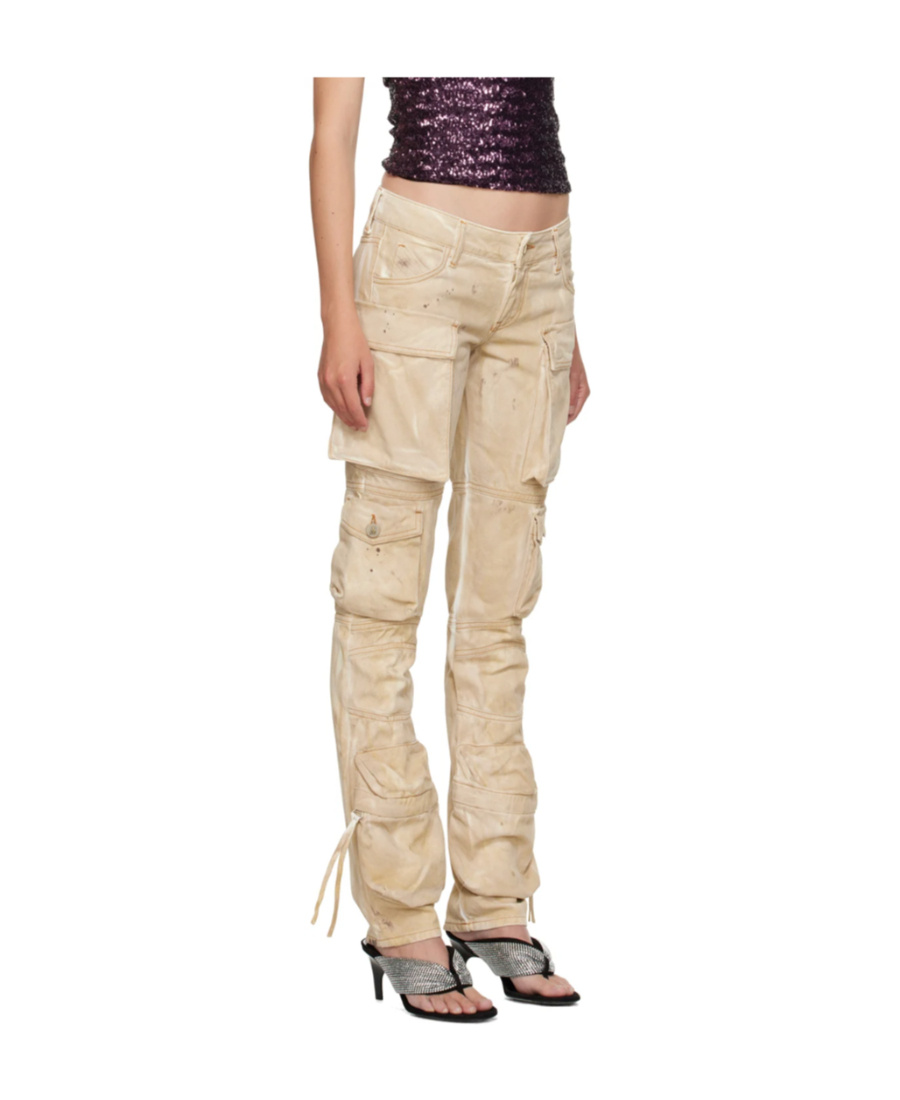 Shop Attico Essie Jeans In Nude