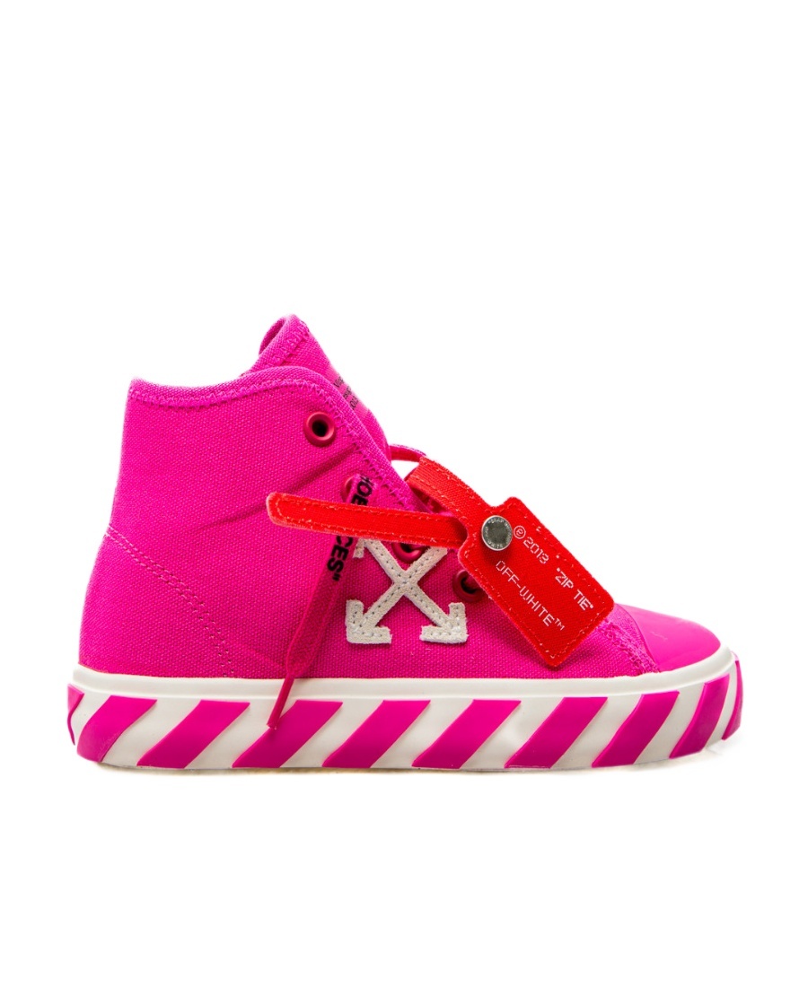 Off-white Vulcanized High-top Sneakers
