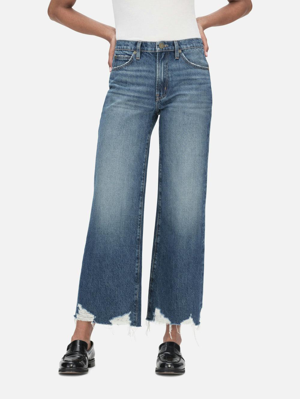 Frame High Waist Jeans In Blue