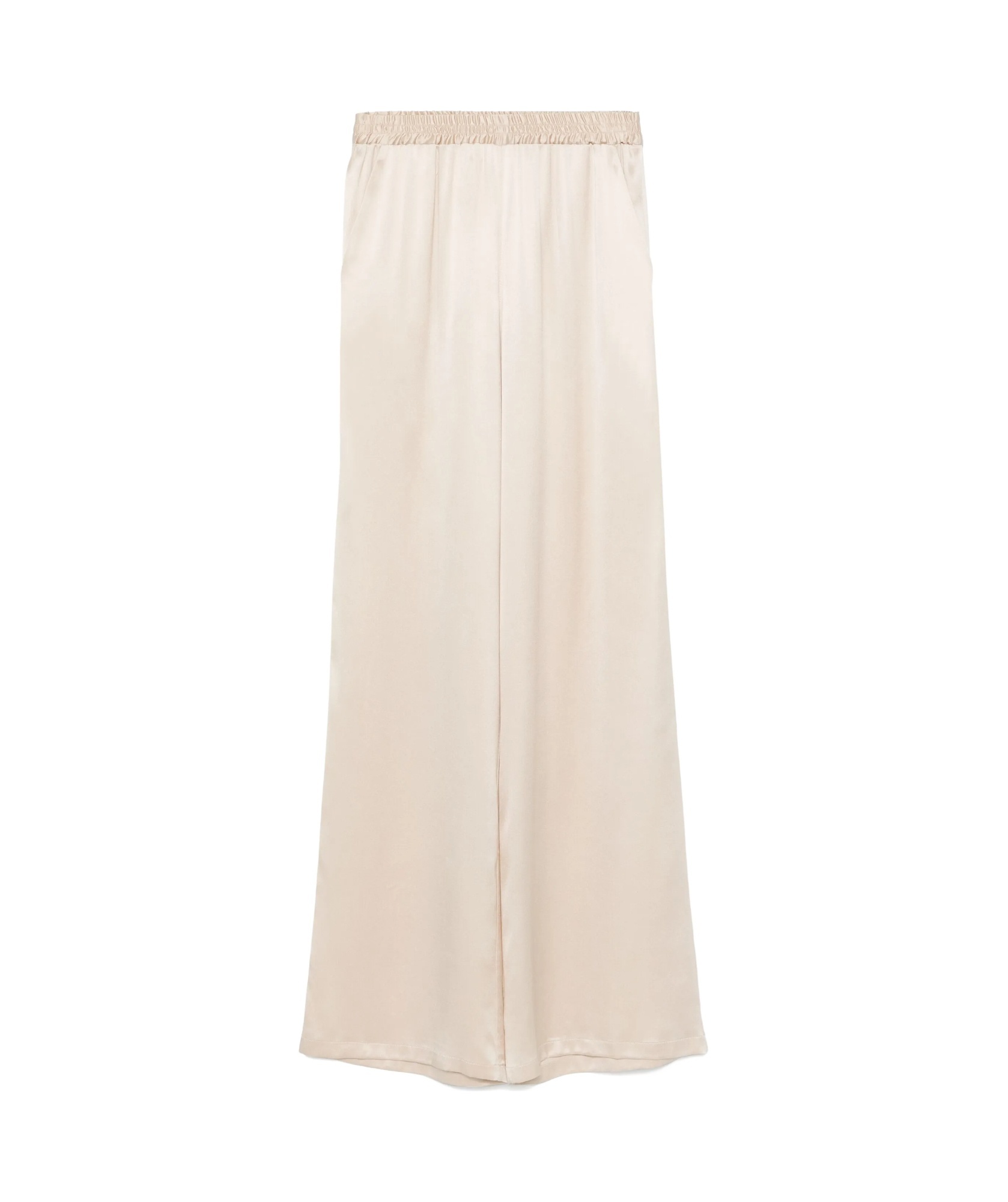 Eleventy Elastic Waist Casual Pants In Nude