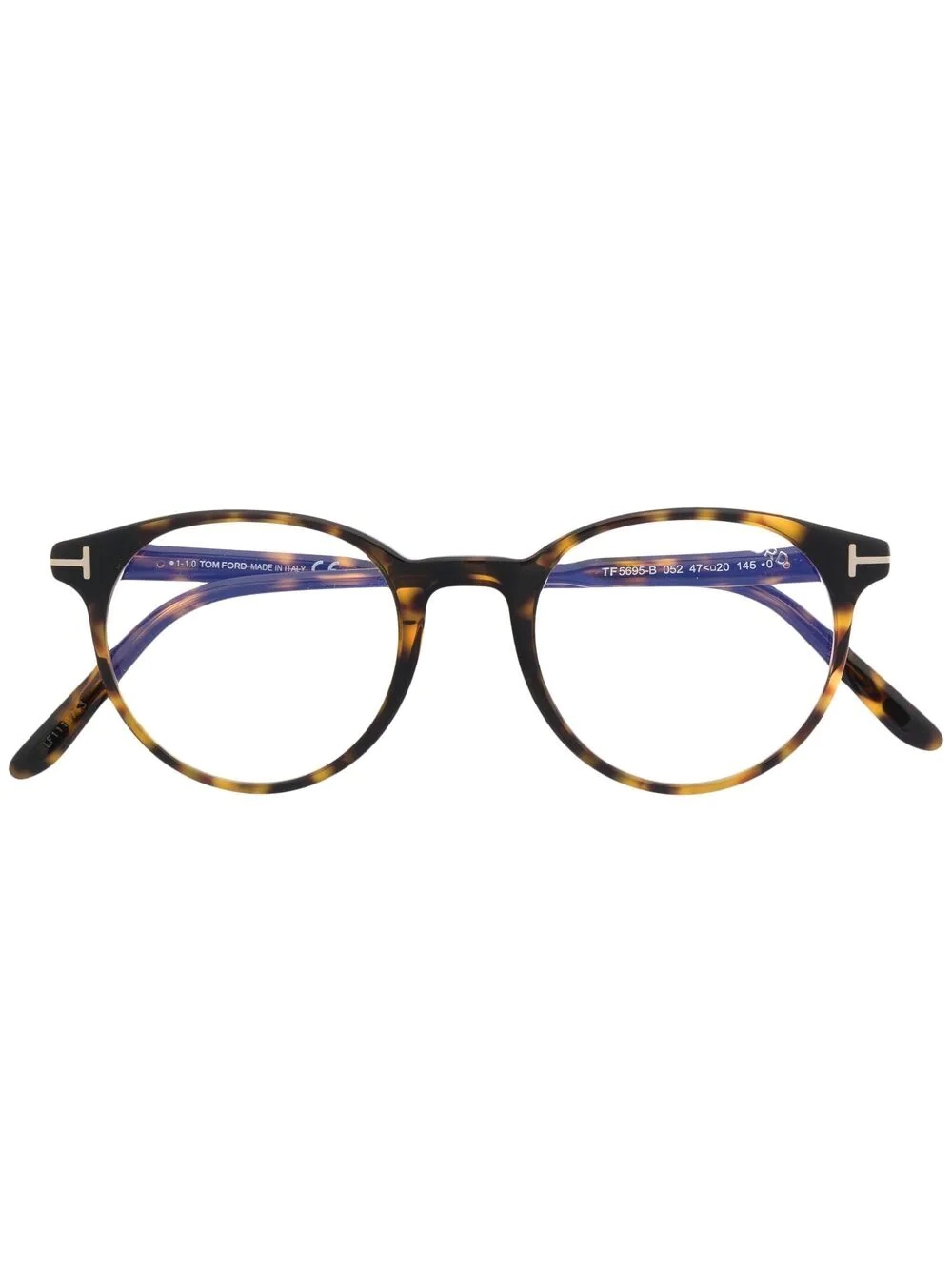 Tom Ford Ft5695-b Pantos-frame Glasses In Gray