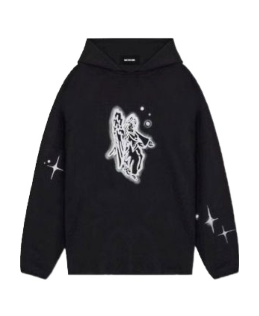 We11 Done Logo Sweater In Black