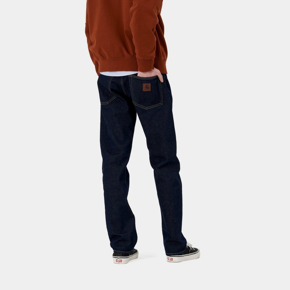 Carhartt Logo Jeans In Black