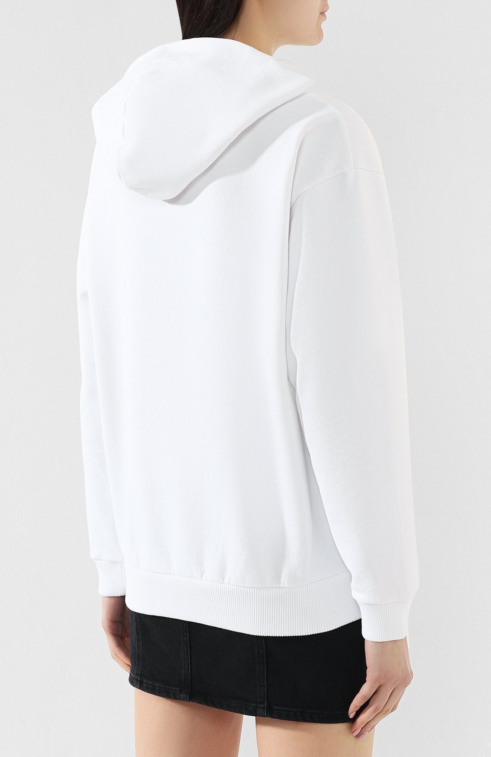 Givenchy Heart-shaped Logo Hooded Sweater In White