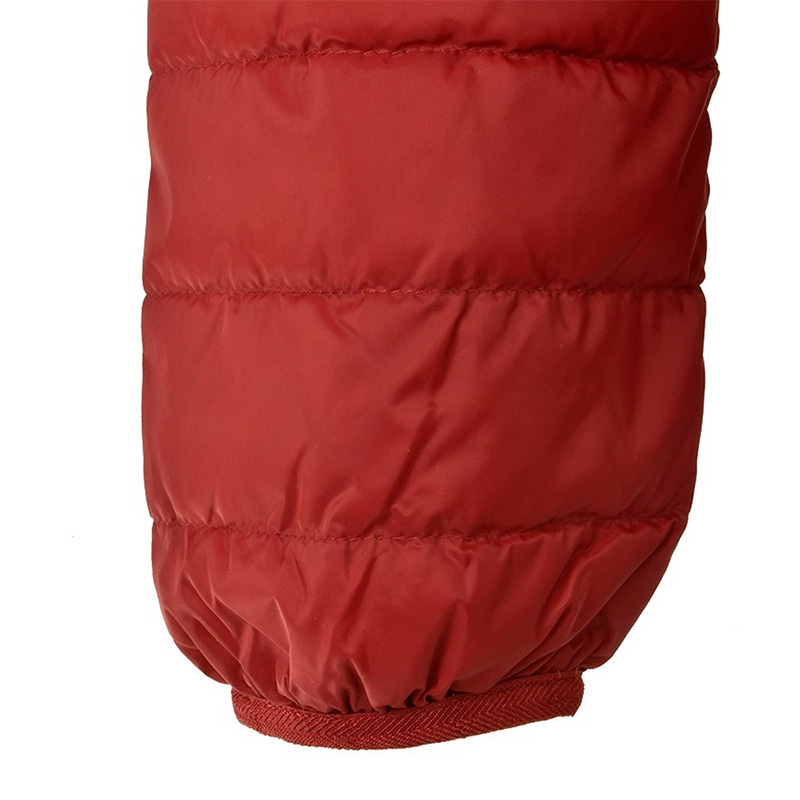 Armani Jeans Zipper Down Jacket In Red