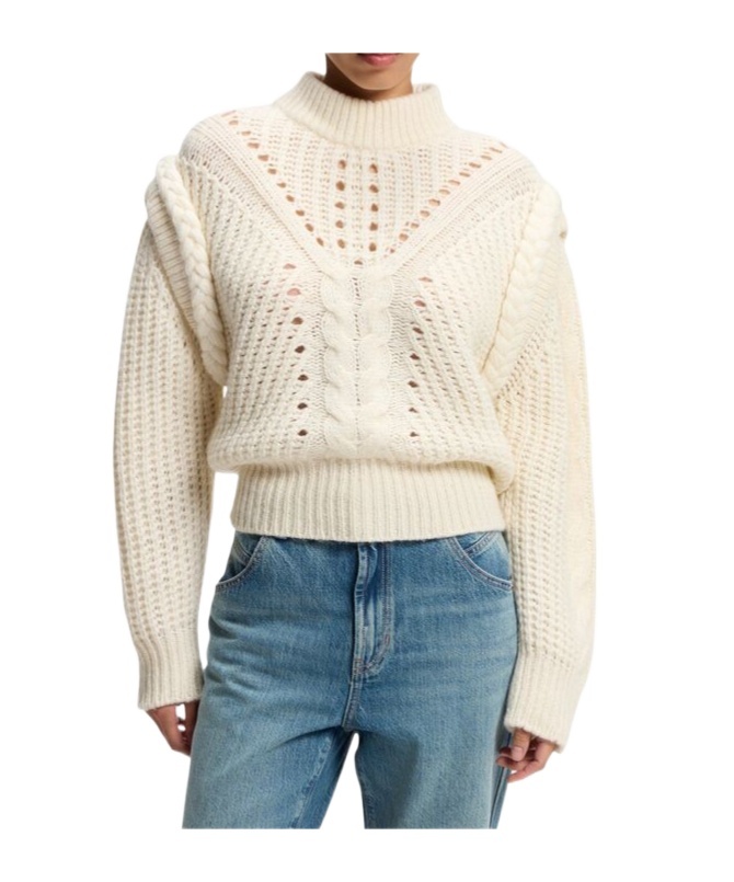 Hugo Boss Fasta Long-sleeve Sweater In Brown