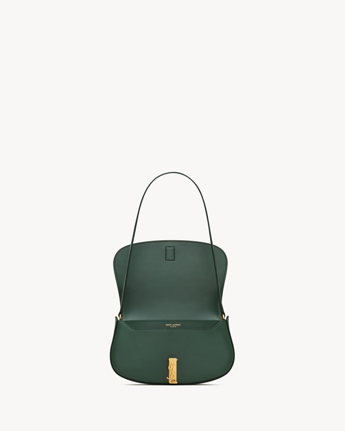 Saint Laurent Mini Voltaire In Box In Green
